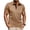 AD04_Khaki, variant on Resicozy Men's Casual Polo Shirts Classic Button Basic Short Sleeve Shirt Solid Color Tees Fashion Big and Tall Tops with Pockets White XL