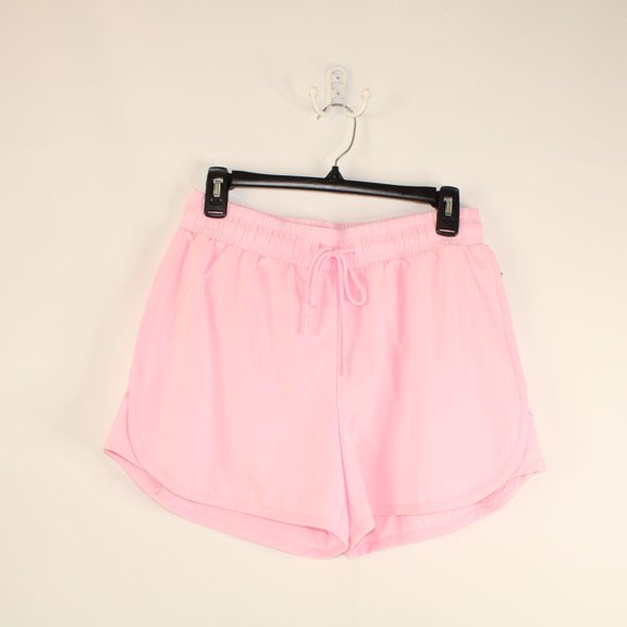 MSRP $30 Id Ideology Womens Drawstring Running Shorts Heart Pink Size 2XL