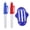 B, variant on sunsanly Golf Ball Line Marker Golf Line Drawer Tool Marker Stencil And Pens Set Golf Ball Alignment Marking Tool Golf Accessories