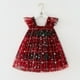 thumbnail image 1 of Nuevo vestido de Navidad estrella Luna vestido superior de tubo princesa falda tutú de red vestido con tirantes para niños vestido de vacaciones, 1 of 5