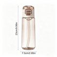 thumbnail image 3 of Dalxymotic Sports Push Straw Lid Water Bottle, 24 fl oz Push Straw Spill Proof Bottle, Portable Gym Travel Outdoor Summer, Sports Water Bottle for Gym, Travel, Outdoor, Summer, 3 of 5