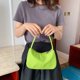 thumbnail image 4 of Bolso Hombro para Axila Mujer Btafrte Nailon Color Sólido Versátil Informal Verde Fluorescente, 4 of 9