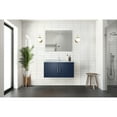 thumbnail image 5 of 36 In. X 22 Navy Blue Bathroom Vanity With Marble Countertop & Led Mirror - Soft Close, Scratch-, Generous Storage Area Bath Cultured Surface And Stain , Large Compartment, 5 of 5