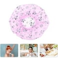thumbnail image 4 of 2PCS Shower Cap Waterproof Elastic Double Layers Bath Cap Shower Hat for Women, 4 of 10