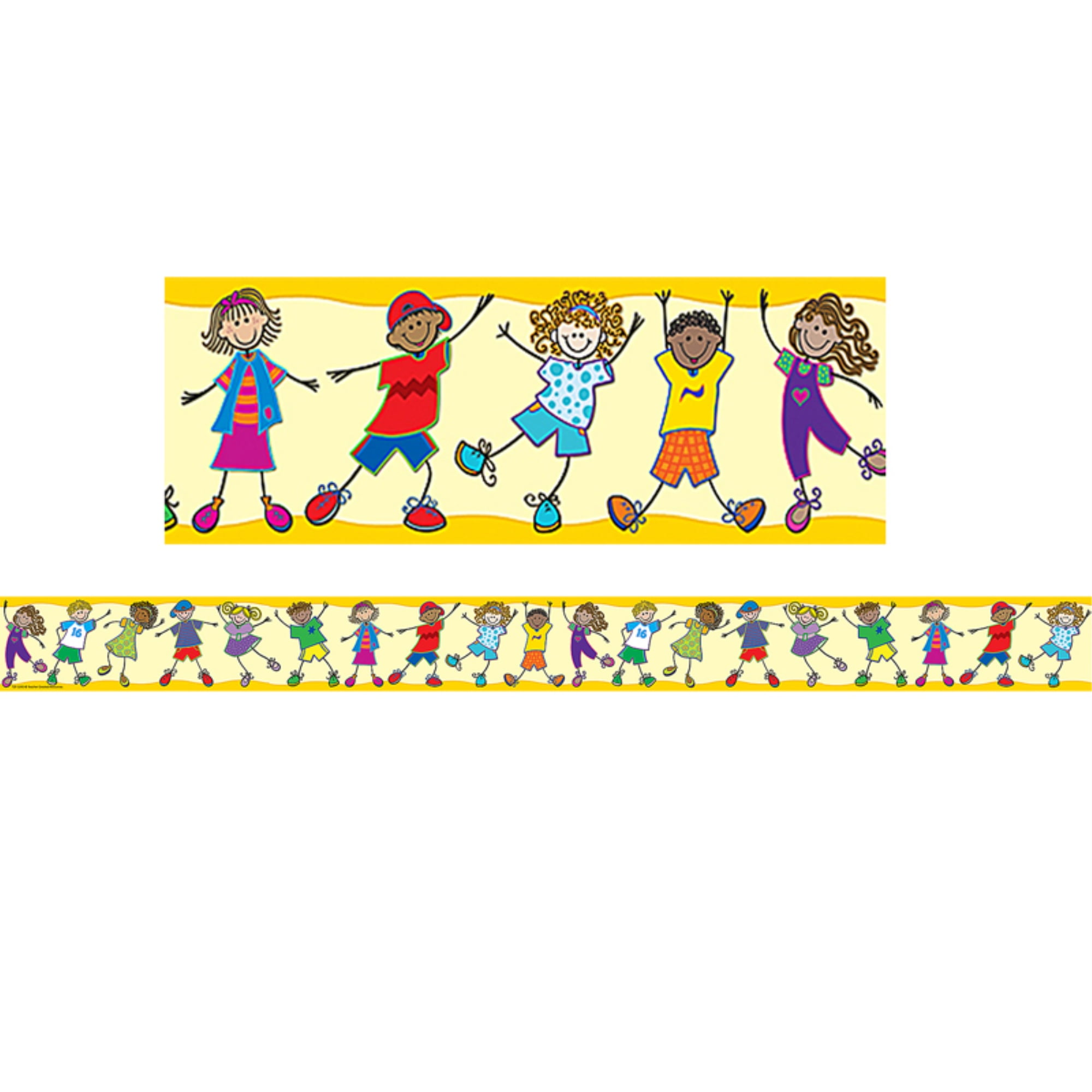Teacher Created Resources Helping Hands Border Trim 4138 Multi Color 