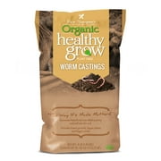 Organic Healthy Grow Worm Castings Garden Plant Food Fertilizer, 4 lb Bag
