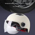 thumbnail image 5 of Casco de motocicleta de dibujos animados de 57-61 cm, casco abierto tipo scooter eléctrico, resistente a los rayos UV, casco de seguridad para adultos, hombres y mujeres, 5 of 5