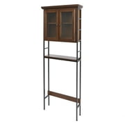 Leighton Bathroom Collection 3-Tier Space Saver with Glass Doors