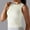 White, variant on REORIAFEE Women's Seamless Tank Sleeveless Shirts Workout Exercise Shirts Yoga Crop Tops Longline Sports Bra Built in Shelf Bra Wirefree Quick Drying Body Fitness Yellow S