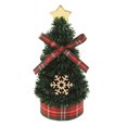 thumbnail image 2 of Dserhfy 5 Inch Mini Christmas Tree Artificial Tabletop Christmas Tree Decorations with Star Tree Topper for Winter Fireplace Mantel Decor, 2 of 8
