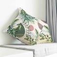 thumbnail image 3 of Boho Tropical Pillow Covers 26x26 Inch Decorative Throw Pillow Cover, Summer Palm Leaves Botanical Beige Sofa Pillowcases Accent Cushion Case Home Decor Bedroom Living Room, 3 of 6