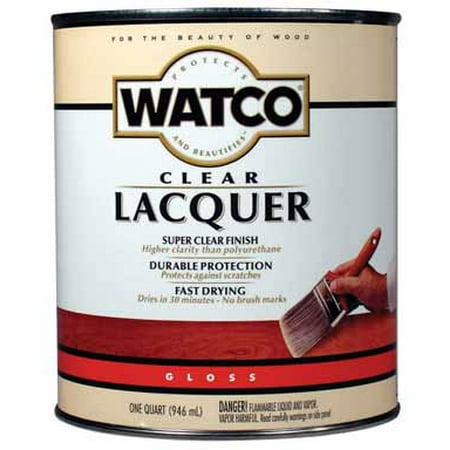 Watco Clear Wood Finish Lacquer 1 qt. - Case Of: 6