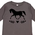 thumbnail image 4 of Inktastic Horse for Girls Girls Long Sleeve Toddler T-Shirt, 4 of 5