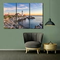 thumbnail image 3 of TISHIRON 3PCS Framed Canvas Wall Art Set,36"x24" Portland Head Lighthouse Canvas Art Decor, 3 of 7