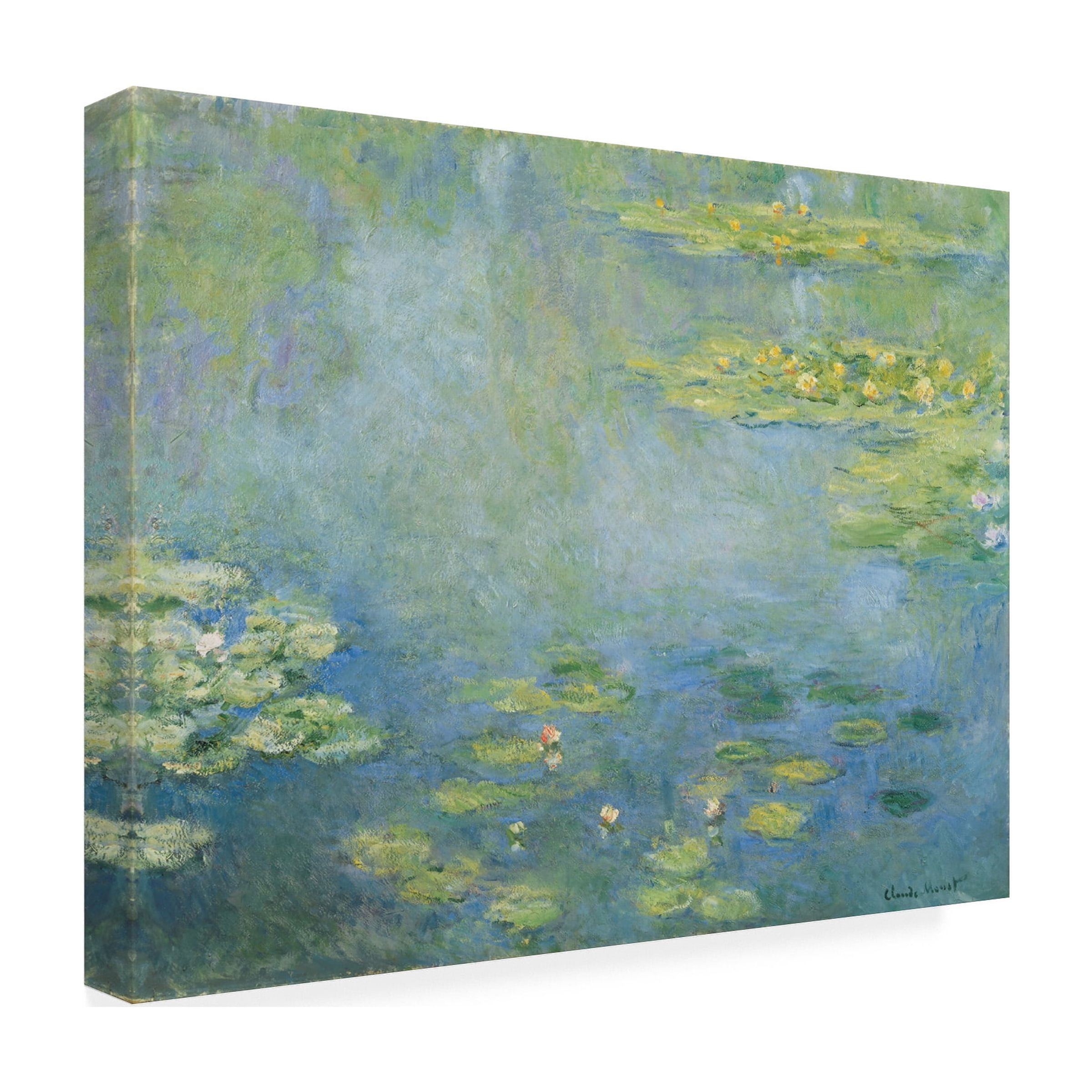 Monet 'Waterlilies' Canvas Art