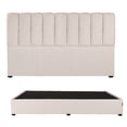 thumbnail image 1 of Recámara King Size Kami Crema con Cabecera + Box Base Cama, 1 of 8