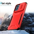 thumbnail image 6 of ELEHOLD for Moto G Play 4G 2024 Case,Military Grade Drop Protection Heavy Duty Non-slip Rugged Shockproof Protective Case with Slide Window Cover for Moto G Play 4G 2024,Red, 6 of 7