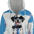 thumbnail image 4 of Happy Father's Day Best Dalmatian Cool Dad Ever All Over Print 3D Hooded Duffle Toggle Coat Dog Lover - 12007, 4 of 6