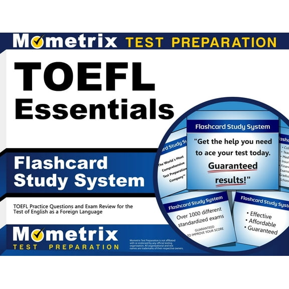 TOEFL Essentials Flashcard Study System: TOEFL Practice Questions and Exam Review for the Test of English as a Foreign Language