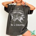 thumbnail image 2 of Jimothy the Raccoon Graphic T-Shirt | Funny Seattle Washington Meme Tee | Unisex Weirdcore Vintage Raccoon Shirt, 2 of 5
