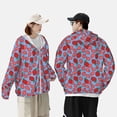 thumbnail image 4 of Lsque Strawberries UPF 50+ Lightweight Sun Protection Men's Women's Long Sleeve Shirt, Hoodie Performance -X-Large, 4 of 9