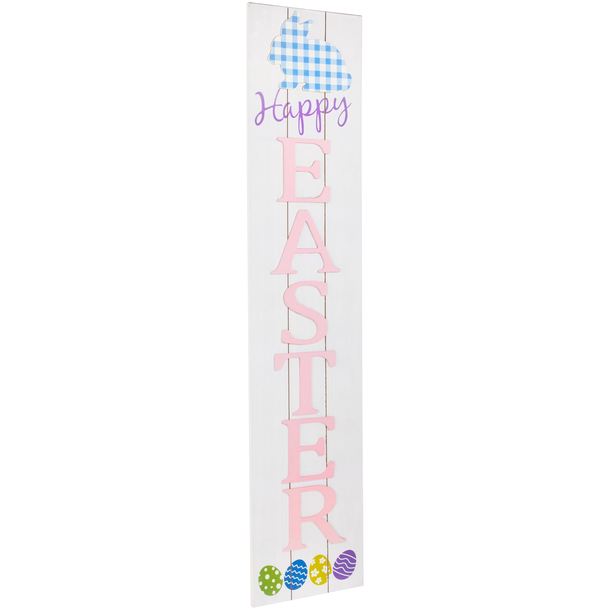 Happy Easter Wooden Wall Sign - 36"