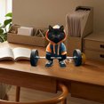 thumbnail image 5 of Cute Fitness Cats Sculpture, 5 of 5
