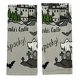 thumbnail image 5 of Serafina Home Halloween Kitchen Towel Set Draculas Castle, Set Of 2 (15" x 25"), 5 of 5