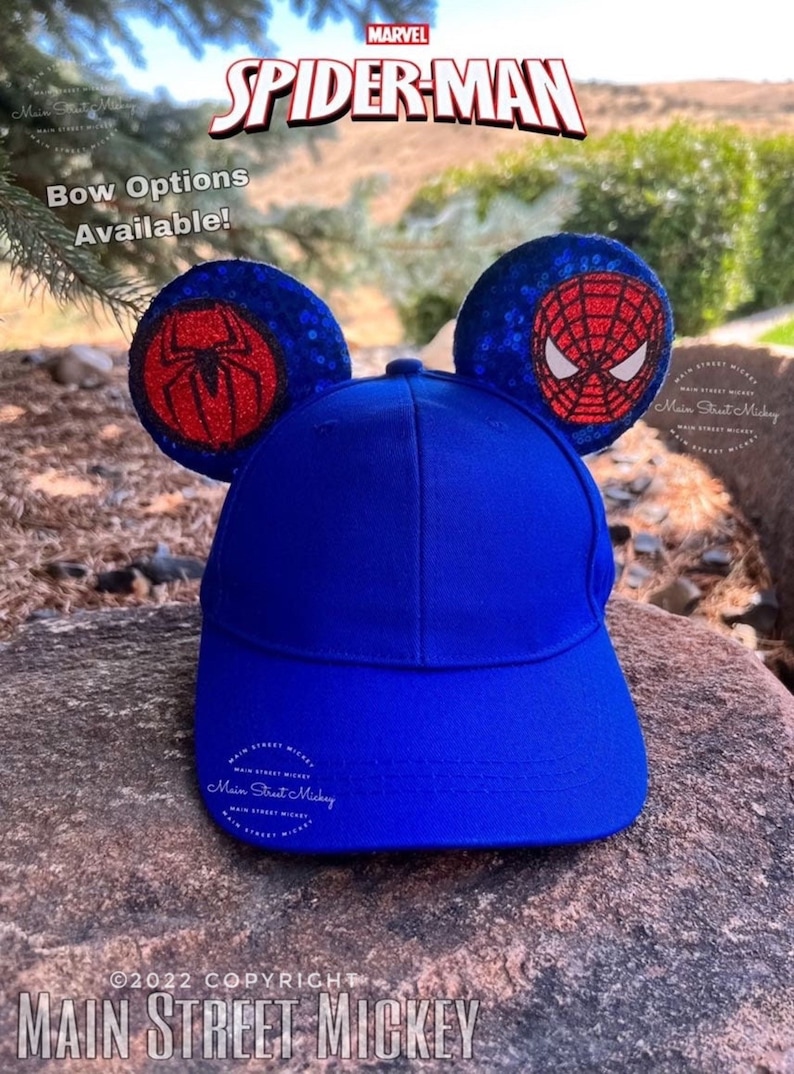 Minnie Mouse SpiderMan Hats, Disney Hats For Adults and Kids, Minnie