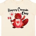 thumbnail image 4 of Inktastic Happy Canada Day Cute Red Beaver with Canadian Flag Boys or Girls Toddler T-Shirt, 4 of 5