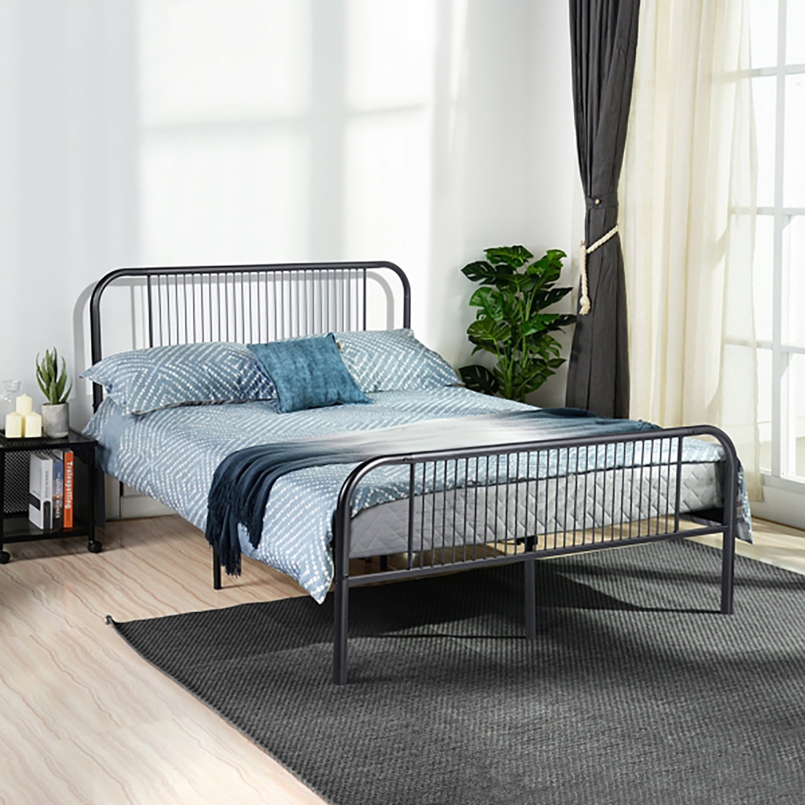 Buy Voilamart Classic Metal Platform Bed Frame Full Size Bed Frame with