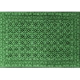 thumbnail image 1 of Ahgly Company Indoor Rectangle Persian Emerald Green Traditional Area Rugs, 7' x 10', 1 of 4