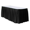 thumbnail image 2 of KS Linens Polyester Table Skirt 21 Feet (Black), 2 of 3