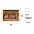 thumbnail image 2 of The Last Supper - Vintage Religious Art by Ugolino di Nerio c.1325 - Fine Art Matte Paper Print (Unframed) 20x26in, 2 of 3