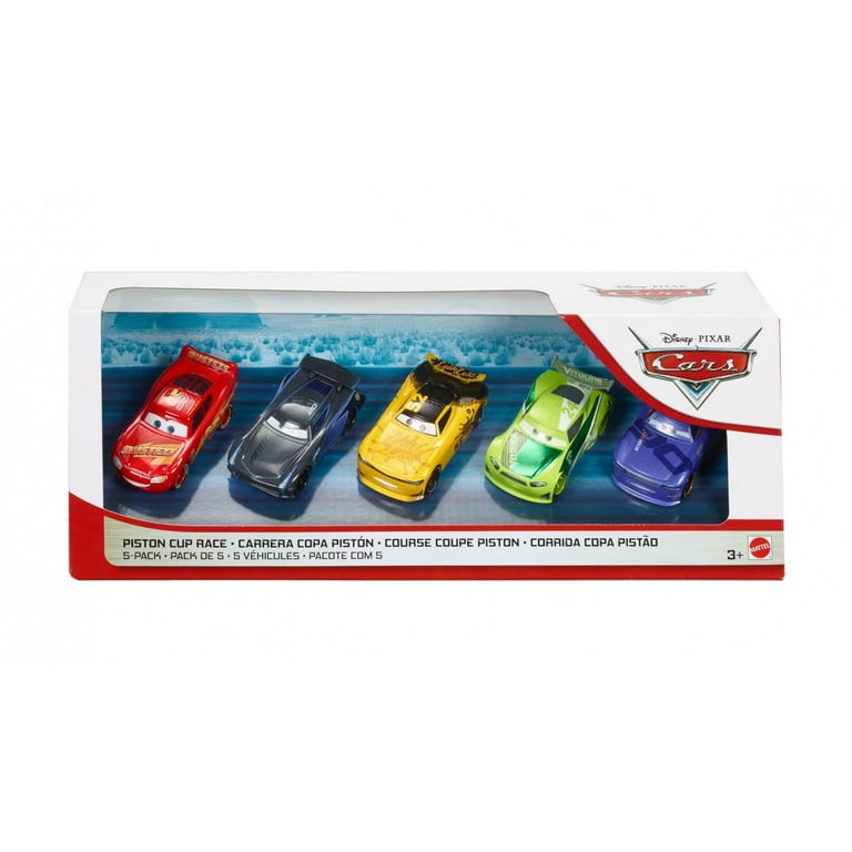 Disney Pixar Cars Piston Cup Race 5-Pack 1:55 Die-Cast Vehicles