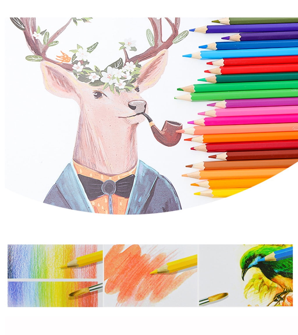 Lunanne Books Special Coloring Painting Book Stress Adults Pencils Colored & Stationery