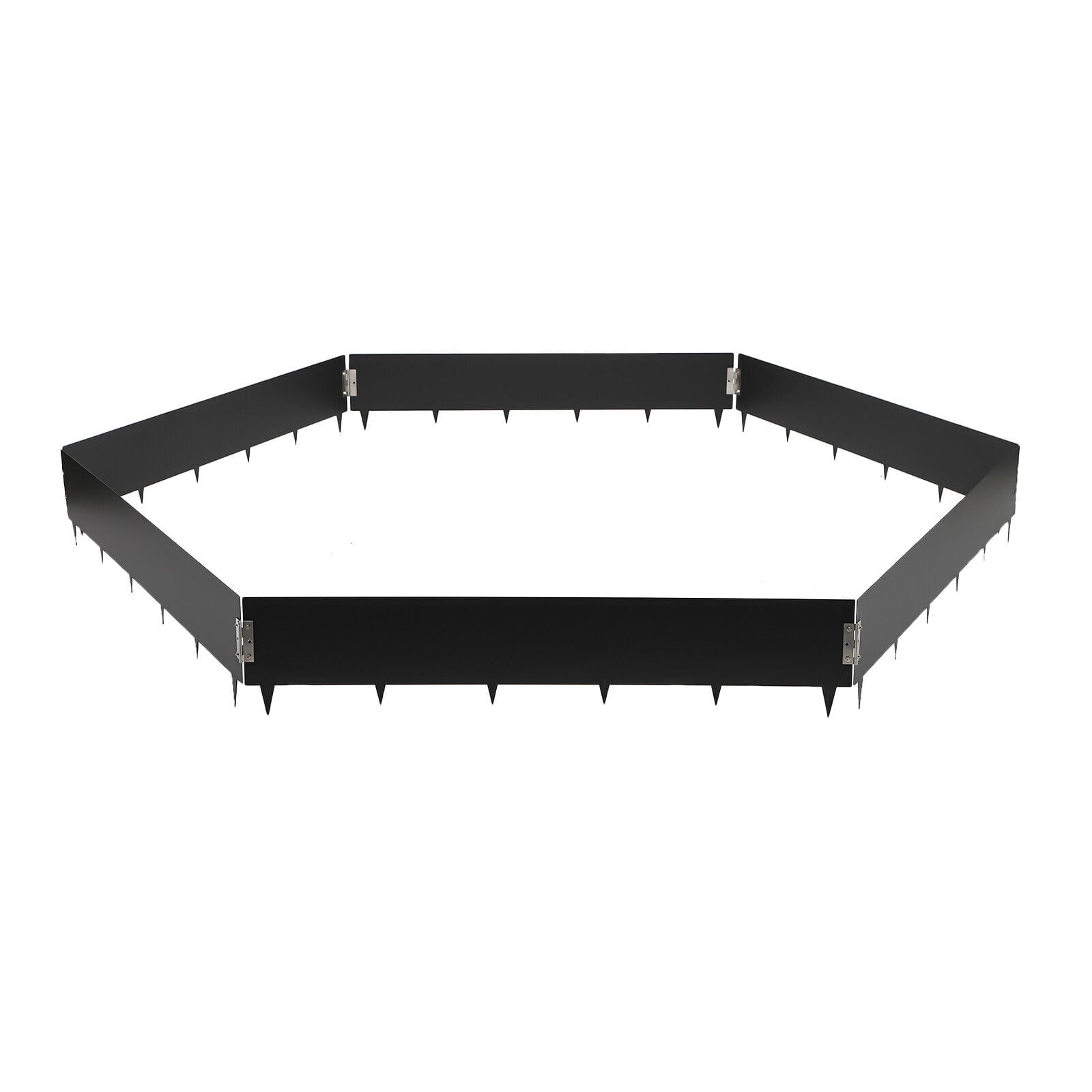 Miumaeov 6 Pack Steel Landscape Edging Lawn Outdoor Garden Barrier Bendable Edge Border 40'' L X 8.46" H