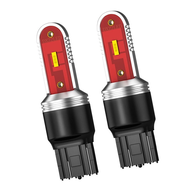 Riwesomey 2 uds 30W LED 1156/1157 bombillas LED luces de señal de coche 12/24V 1200Lm lámpara de freno 1860 Chip 6500K T20/T25 accesorio de iluminación Bombillas para automóviles luz blanca tipo 3
