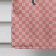 thumbnail image 4 of Carolines Treasures BB7931CHF Devon Large Black Pig Pink Check Canvas House Flag, 4 of 4