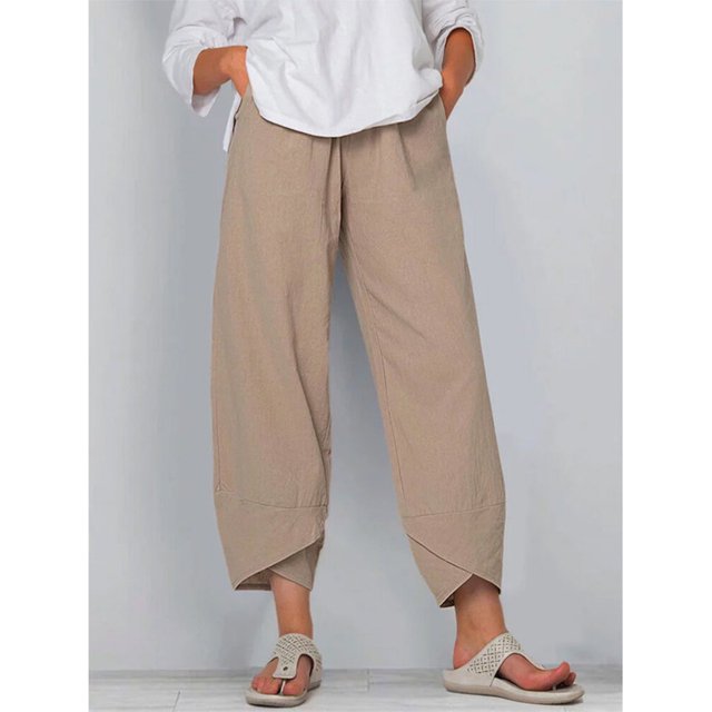 Pantalones de Yoga para Mujer Pantalones Casuales Noveno Pantalones de Yoga con Bolsillos Pantalones de Verano de Pierna Ancha ANGGREK Otros