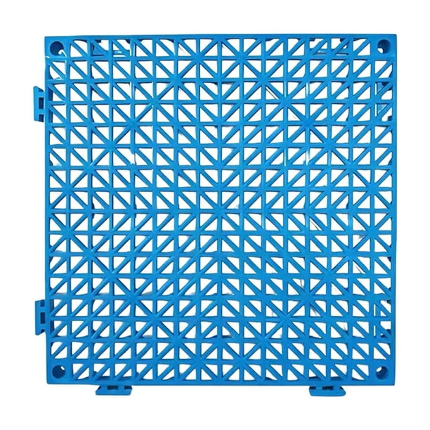 Yhmxh Alfombrillas de baño para baño Alfombrillas de baño antideslizantes entrelazadas, suelos de baldosas impermeables para duchas, piscinas, patios y gimnasios, diseños modulares de drenaje.