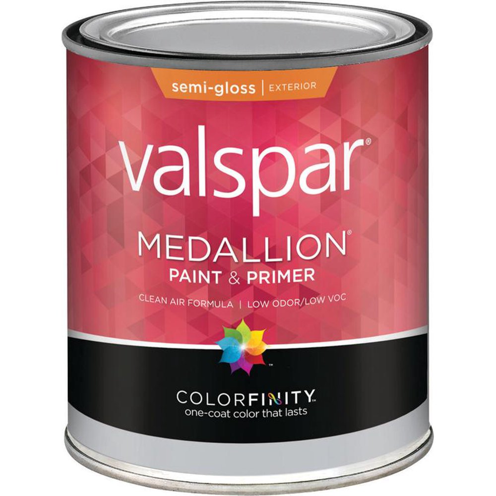 Valspar Brand 1 Quart Clear Base Medallion Exterior Latex House & Trim