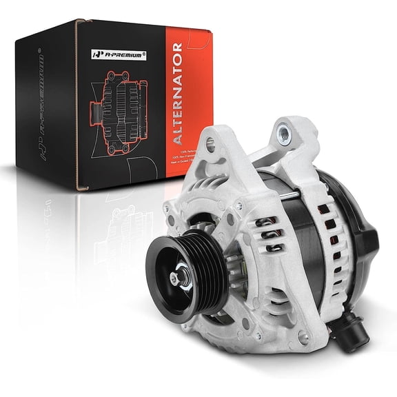A-Premium Alternator Compatible with Ford Mustang 2011 2012 2013 2014 V6 3.7L, 12V 150A 6-Groove Pulley Clockwise
