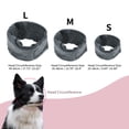thumbnail image 2 of Cinturón ajustable para perros Unique Bargains con cintas mágicas, capucha calmante para perros para la ansiedad, mantiene caliente, color gris, 2 of 7