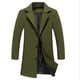 thumbnail image 1 of Abrigo clásico de lana para hombre, talla grande, cálido, de invierno, con una sola botonadura, largo, informal, ajustado, s202412241053, 1 of 3