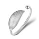thumbnail image 1 of Silver bracelet with leaf, adjustable irregular bracelet, 1 of 4