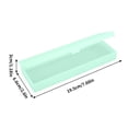 thumbnail image 2 of Translucent Frosted Pencil Case Multi Functional Large Capacity Storage Pen Case Organizer, Portable School Office Desk Supply Holder, For Students Office Workers Travel Organization, 2 of 5