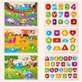 thumbnail image 2 of Puzles de madera SYNARRY para niños de 1 a 3 años con estante, 6 unidades, 2 of 7
