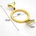 thumbnail image 1 of Wax Seal Molds Round Square Irregular Shaped Metal Wax Seal Mold For Sealling Stamp Head Wedding Invitations Envelopes Cards 5, 1 of 6