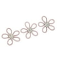 thumbnail image 3 of Shoe Brooch, Bottom Buckle Pin Directly Attached Exquisite Cute Flower Brooch  For Clothing Matching For Daily Decoration White Mesh White Rhinestone,Pink Mesh Pink Rhinestone,Blue, 3 of 8